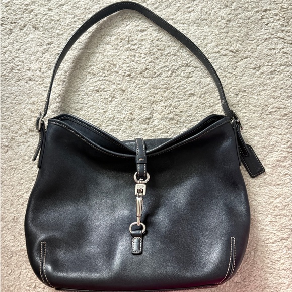 Vintage Coach 9266 Hamilton Black Leather bag - Picture 1 of 7